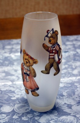 декупаж стекла