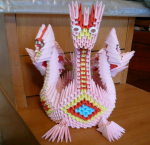 дракончик оригами