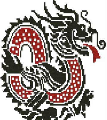 Схема вышивки крестом поющих и