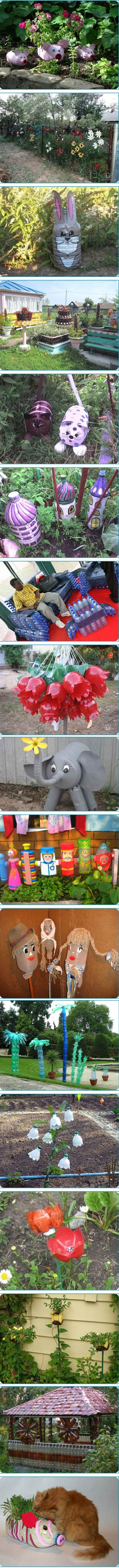 podelki-iz-plastikovyh-butylok-dlya-sada1