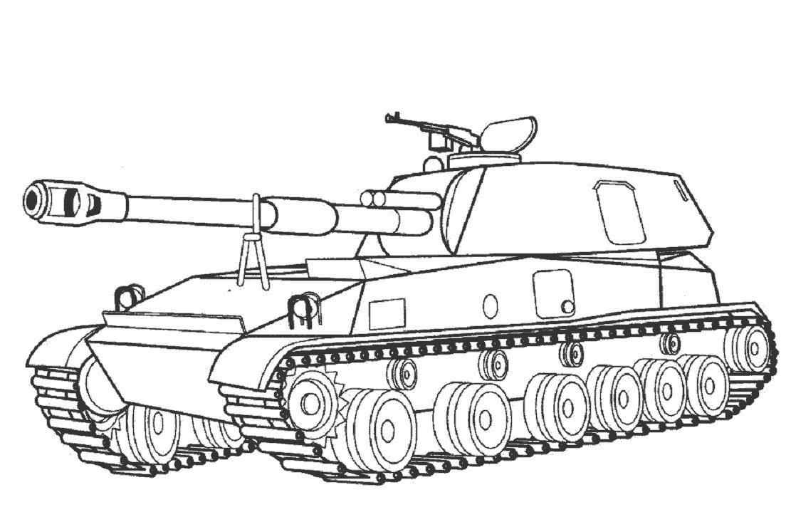 Раскраска для мальчиков танки Раскраска для мальчиков танки - 8