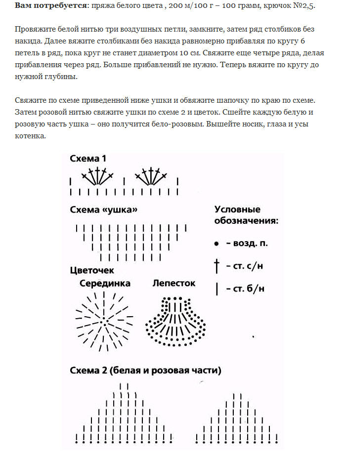 вязание шапок девочек в Москве