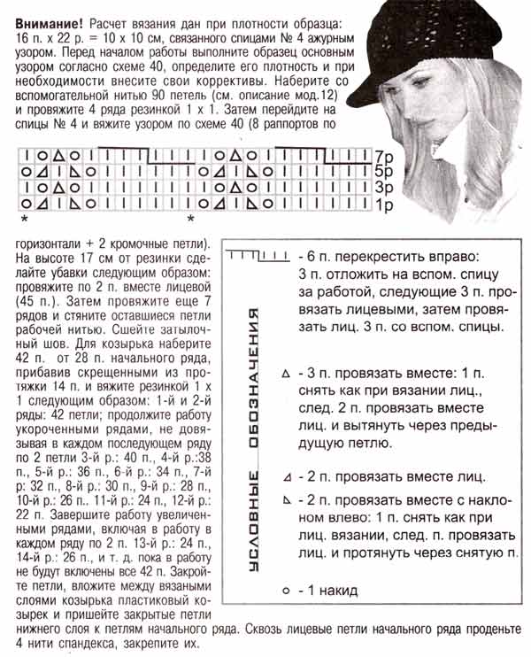 Связать кепку своими руками Связать кепку своими руками